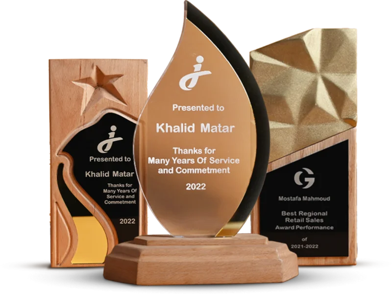 دروع تذكارية فاخرة